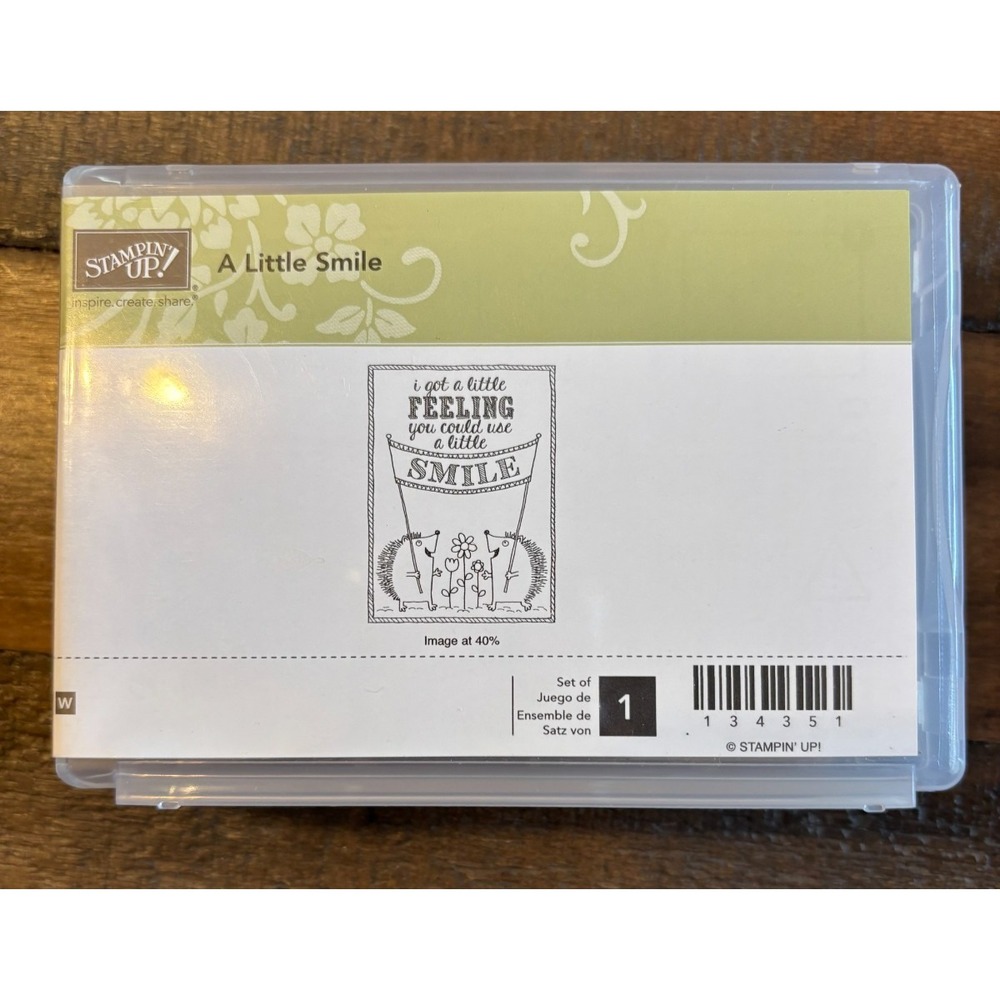 Stampin' Up! A Little Smile 134351 Mounted Rubber Stamp